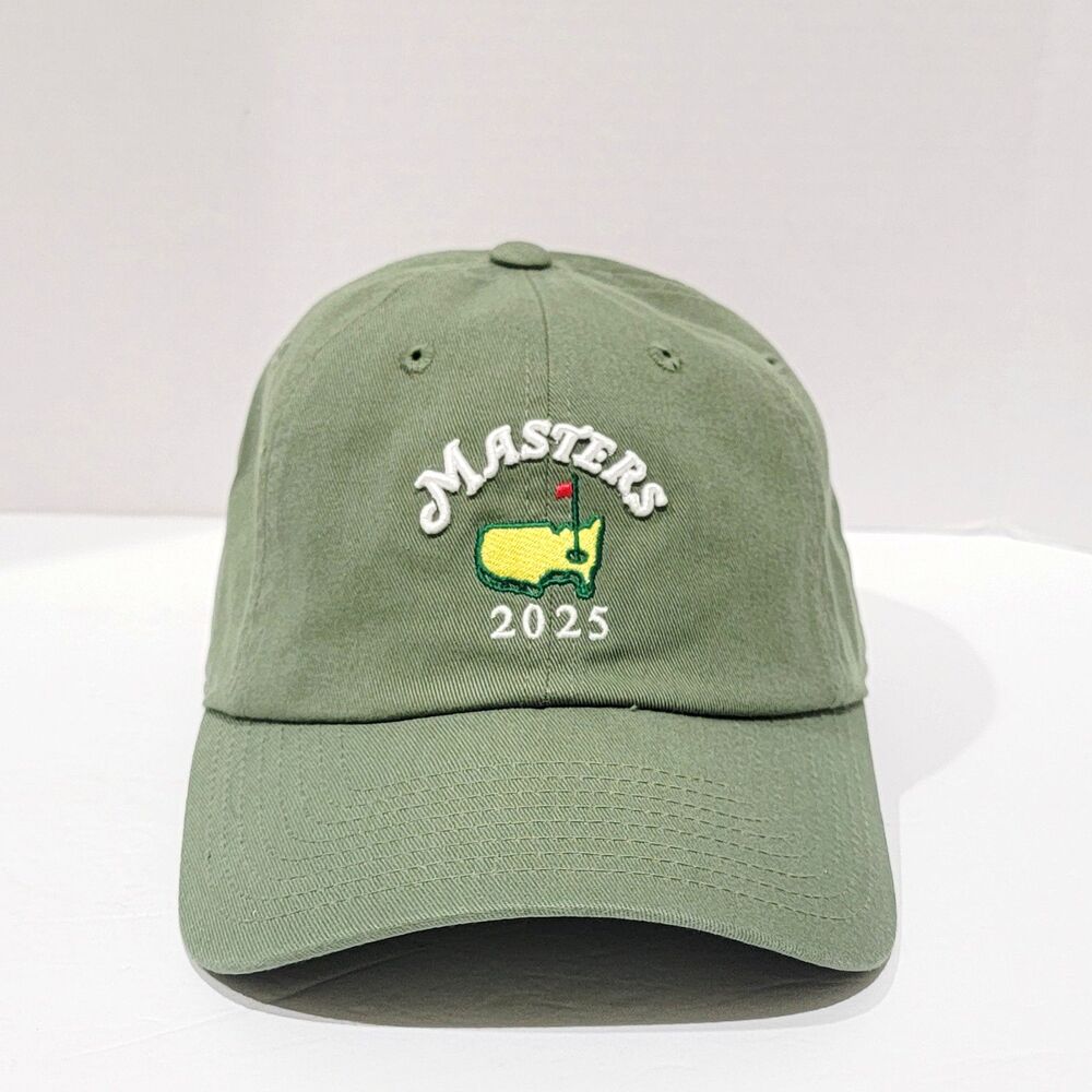 Masters Golf Augusta National 2025 Hat Cap Cedar Green Cotton American Needle